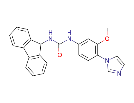 1-(9H-fluoren-9-yl)-3-[4-(1H-imidazol-1-yl)-3-methoxyphenyl]urea