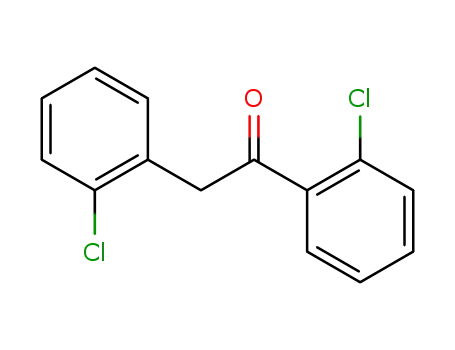 Molecular Structure of 77778-75-7 (Ethanone, 1,2-bis(2-chlorophenyl)-)