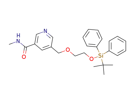 3-(N-methylcarbamoyl)-5-(2-tert-butyldiphenylsilyloxyethoxymethyl)pyridine