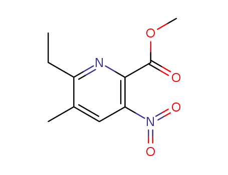 2-Pyridinecarboxylic acid, 6-ethyl-5-methyl-3-nitro-, methyl ester