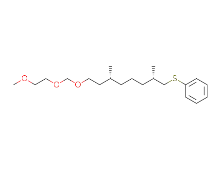 (2S,6R)-2,6-dimethyl-8-<(2'-methoxyethoxy)methoxy>-1-(phenylthio)octane