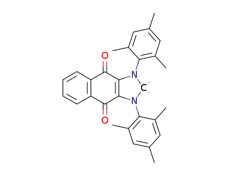 2H-Naphth[2,3-d]imidazol-2-ylidene,
1,3,4,9-tetrahydro-4,9-dioxo-1,3-bis(2,4,6-trimethylphenyl)-