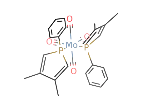 tetracarbonylbis(1-phenyl-3,4-dimethylphosphole)molybdenum<sup>(0)</sup>
