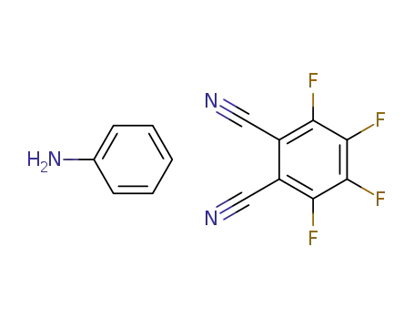Molecular Structure of 25579-63-9 (Anilin-Tetrafluorphthalonitril-1:1-Komplex)