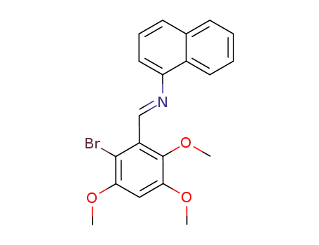 1-Naphthalenamine, N-[(2-bromo-3,5,6-trimethoxyphenyl)methylene]-