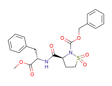 (S,S)-N-(2-Benzyloxycarbonylisothiazolidine-1,1-dioxide-3-carbonyl)-phenylalanine methyl ester