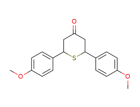 2,6-Bis(4-methoxyphenyl)thian-4-one