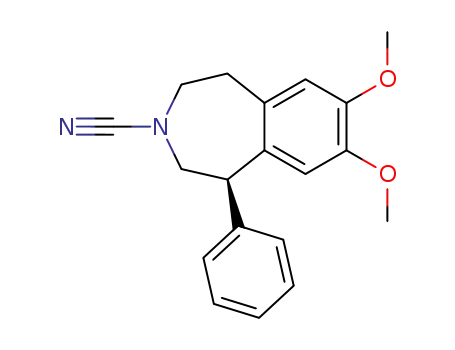 (R)-3-cyano-2,3,4,5-tetrahydro-7,8-dimethoxy-1-phenyl-1H-3-benzazepine
