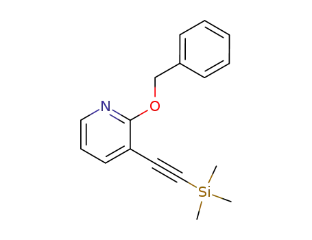 2-(Phenylmethoxy)-3-[2-(trimethylsilyl)ethynyl]pyridine