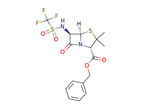 benzyl 6β-(N-trifluoromethylsulphonylamino)penicillanate