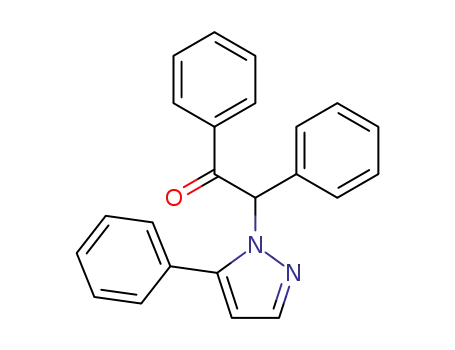 Molecular Structure of 63570-05-8 (1,2-diphenyl-2-(5-phenyl-1H-pyrazol-1-yl)ethanone)