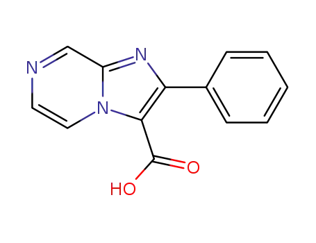 Molecular Structure of 144294-17-7 (Imidazo[1,2-a]pyrazine-3-carboxylic acid, 2-phenyl-)
