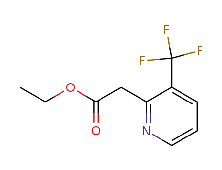 Molecular Structure of 940933-27-7 (Ethyl 2-(3-(trifluoromethyl)pyridin-2-yl)acetate)