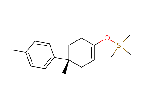 Trimethyl-((R)-4-methyl-4-p-tolyl-cyclohex-1-enyloxy)-silane
