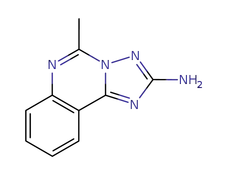 Molecular Structure of 18732-09-7 (5-METHYL-[1,2,4]TRIAZOLO[1,5-C]QUINAZOLIN-2-YLAMINE)