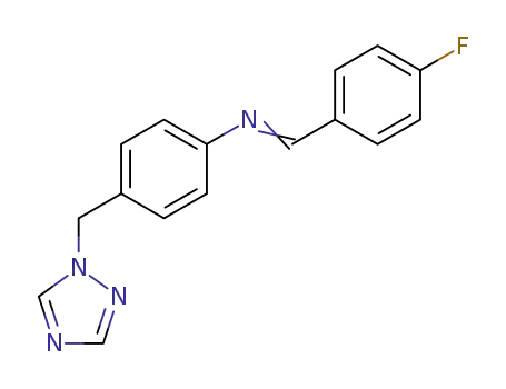 N-(4-fluorobenzal)-4-(1H-1,2,4-triazol-1-ylmethyl)benzeneamine