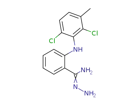 2-<(2,6-dichloro-3-methylphenyl)amino>benzenecarboximidic acid hydrazide