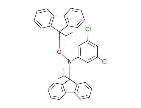 N-(3,5-Dichloro-phenyl)-O,N-bis-(9-isopropyl-9H-fluoren-9-yl)-hydroxylamine