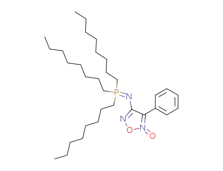 Molecular Structure of 134285-08-8 (4-trioctylphosphinimino-3-phenylfuroxane)
