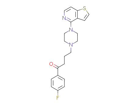 4-<4-(thieno<3,2-c>pyridin-4-yl)-1-piperazinyl>-1-(4-fluorophenyl)-1-butanone