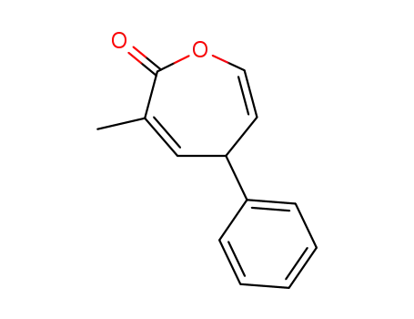 Molecular Structure of 62856-59-1 (2(5H)-Oxepinone, 3-methyl-5-phenyl-)