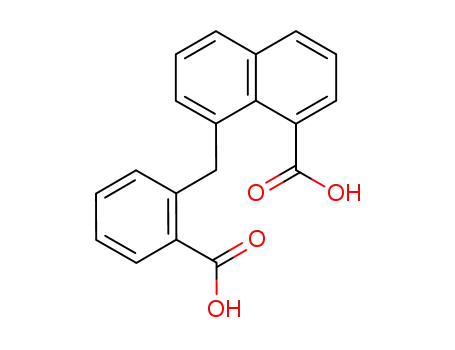 o-((8-Carboxylnaphthyl)methyl)benzoic acid