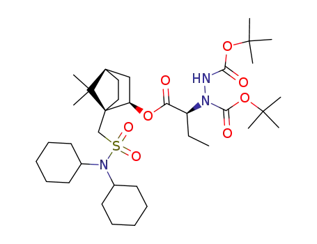 <(1S,2R)-10-(N,N-dicyclohexylaminosulfonyl)born-2-yl> <(2S)-2-(N,N'-di-tert-butoxycarbonyl)>hydrazinobutyrate