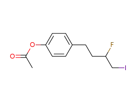 4-(3-fluoro-4-iodobutyl)phenyl acetate