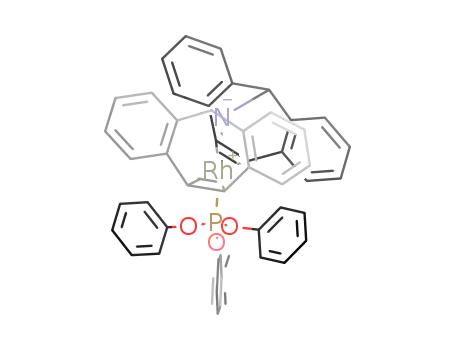 (rhodium(I))(bis(5-H-dibenzo[a,d]cyclopenten-5-yl)amide)(OPPh<sub>3</sub>)