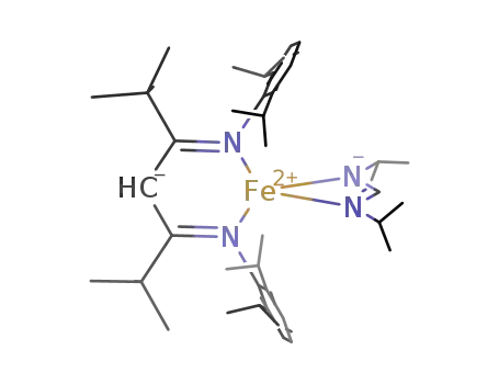 (CH(C(C(CH3)3)NC6H3(CH(CH3)2)2)2)Fe(η2-iPrNCHNiPr)