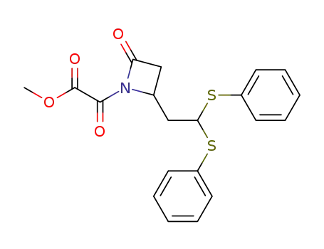 [2-(2,2-Bis-phenylsulfanyl-ethyl)-4-oxo-azetidin-1-yl]-oxo-acetic acid methyl ester