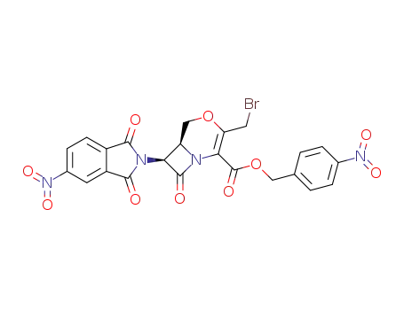 p-nitrobenzyl (6S,7S)-3-bromomethyl-7-(4-nitrophthalimido)-8-oxo-1-aza-4-oxabicyclo<4.2.0>oct-2-ene-2-carboxylate