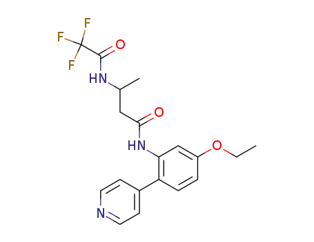 N-(5-Ethoxy-2-pyridin-4-yl-phenyl)-3-(2,2,2-trifluoro-acetylamino)-butyramide