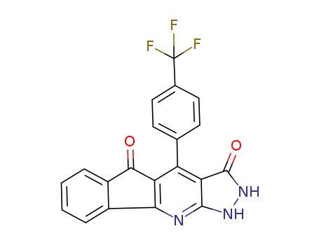4-(4-(trifluoromethyl)phenyl)-1,2-dihydro-5H-indeno[1,2-b]pyrazolo[4,3-e]pyridin-3,5-dione