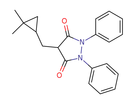 4-(2,2-Dimethylcyclopropylmethyl)-1,2-diphenyl-3,5-pyrazolidinedione