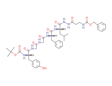 [(S)-1-[({[((S)-1-{(S)-1-[N'-(3-Benzyloxycarbonylamino-propionyl)-hydrazinocarbonyl]-3-methyl-butylcarbamoyl}-2-phenyl-ethylcarbamoyl)-methyl]-carbamoyl}-methyl)-carbamoyl]-2-(4-hydroxy-phenyl)-ethyl]-carbamic acid tert-butyl ester