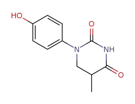 2,4(1H,3H)-Pyrimidinedione, dihydro-1-(4-hydroxyphenyl)-5-methyl-