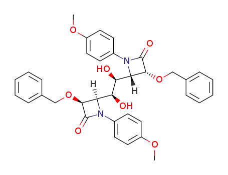 (1S,2S,3'R,4'S,3''S,4''R)-1,2-Bis<1'-(p-methoxyphenyl)-3'-(benzyloxy)-2'-oxo-azetidin-4'-yl>ethane-1,2-diol