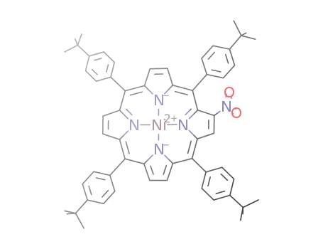 (C(CH<sub>3</sub>)3C<sub>6</sub>H<sub>4</sub>)4C<sub>20</sub>H<sub>7</sub>N<sub>4</sub>NiNO<sub>2</sub>