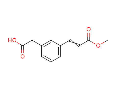 <3-(3-methoxy-3-oxo-1-propenyl)phenyl>acetic acid