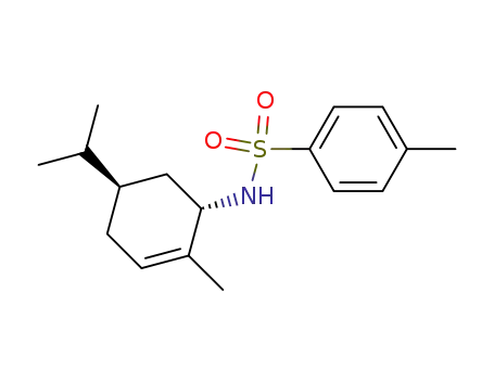 N-trans-[5-isopropyl-2-methylcyclohex-2-enyl]toluenosulfonamide