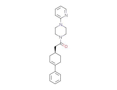 (S)-1-<(4-phenyl-3-cyclohexen-1-yl)acetyl>-4-(2-pyridinyl)piperazine
