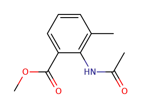 Benzoic acid, 2-(acetylaMino)-3-Methyl-, Methyl ester