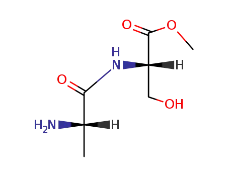 Molecular Structure of 88759-22-2 (L-Serine, N-L-alanyl-, methyl ester)