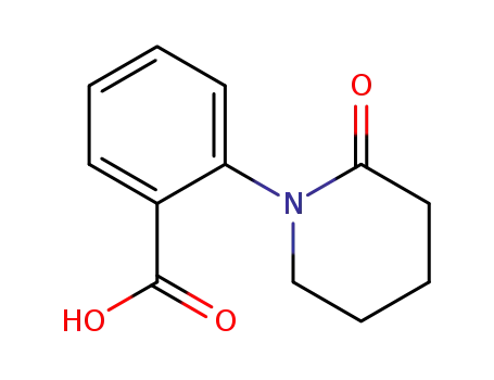 Molecular Structure of 78648-35-8 (2-(2-oxopiperidin-1-yl)benzoic acid)