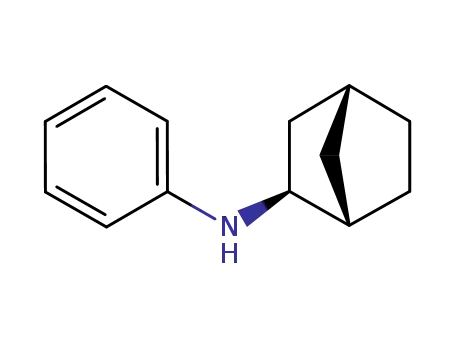 Molecular Structure of 22611-62-7 (Bicyclo[2.2.1]heptan-2-amine, N-phenyl-, endo-)