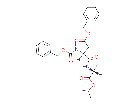 D-Alanine, N-[N-[(phenylmethoxy)carbonyl]-L-a-aspartyl]-,
1-(1-methylethyl) 4-(phenylmethyl) ester