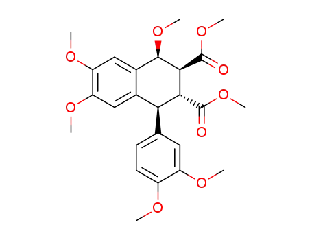 (1S,2R,3S,4S)-1-(3,4-Dimethoxy-phenyl)-4,6,7-trimethoxy-1,2,3,4-tetrahydro-naphthalene-2,3-dicarboxylic acid dimethyl ester