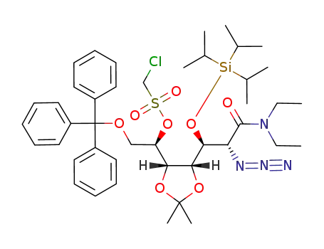 Molecular Structure of 934271-05-3 (C<sub>43</sub>H<sub>61</sub>ClN<sub>4</sub>O<sub>8</sub>SSi)