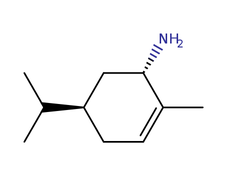 2-Cyclohexen-1-amine,2-methyl-5-(1-methylethyl)-, (1S,5R)-